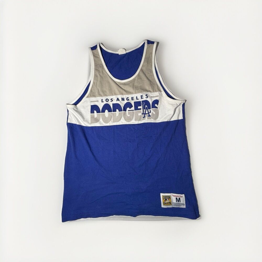 Mitchell & Ness Los Angeles Dodgers Cooperstown Tank Top Men’s M Blue MLB